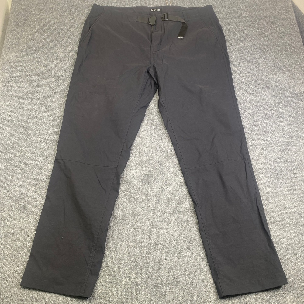Burton Ridge Pants Mens 38 Belted Outdoor Shell Hiking Trail Workwear
